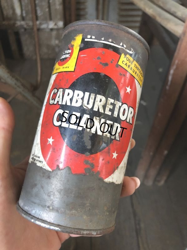 画像1: Vintage Can CARBURETOR CLEANER (C537) 