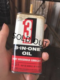  Vintage Oil Can 3-IN-ONE OIL (C508)