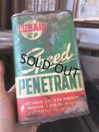 Vintage 1pt Can LUBAID SP Speed Penetrant (C521) 