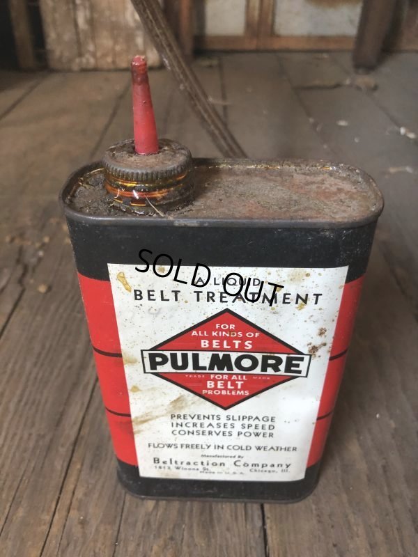 画像2: Vintage 1Pt Oil Can PLUMORE BELT Treatment (C503)