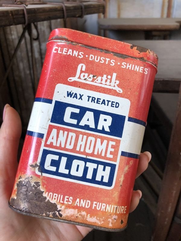 画像1: Vintage Can Las-stik Car and Home Cloth (C511)