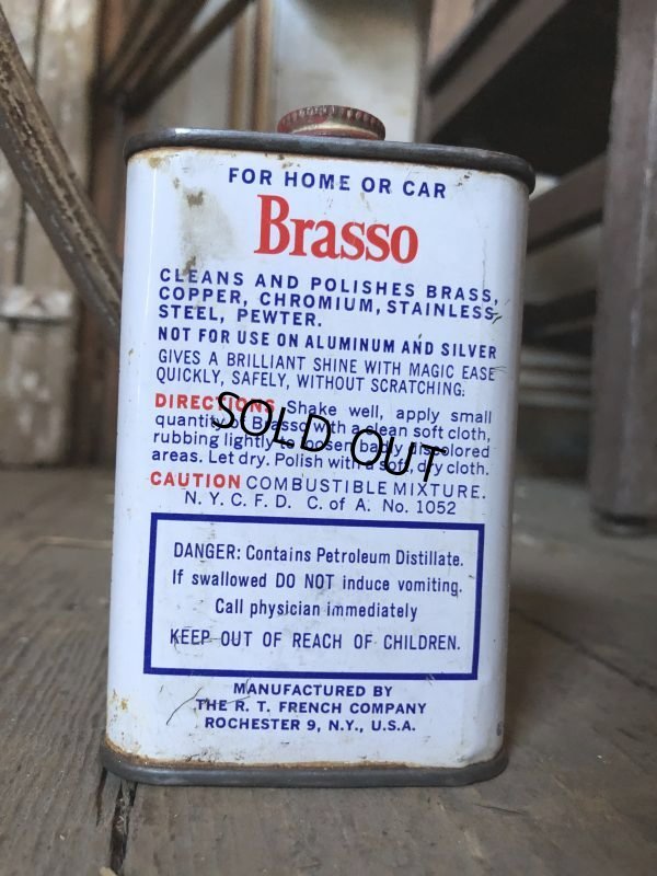 画像4: Vintage Oil Can Brasso (C519)