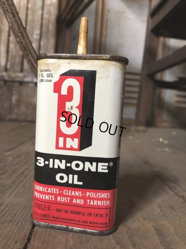 画像4:  Vintage Oil Can 3-IN-ONE OIL (C508)