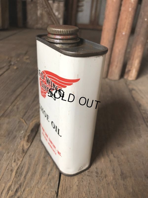 画像2: Vintage Oil Can RED WING Shoe Oil (C511) 