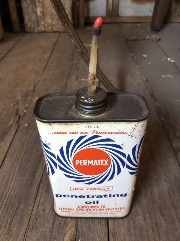 画像2: Vintage 1Pt Oil Can PERMATEX Penetrating Oil (C500)