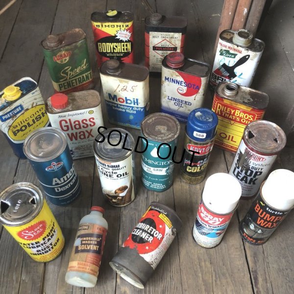 画像6: Vintage 1pt Oil Can PRESTONE Silicon Polish for Cars (C525) 