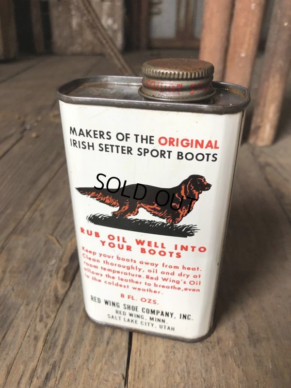 画像3: Vintage Oil Can RED WING Shoe Oil (C511) 