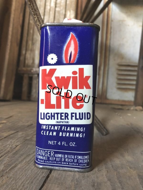 画像6: Vintage Oil Can Kwik-Lite Lighter Fluid (C510)