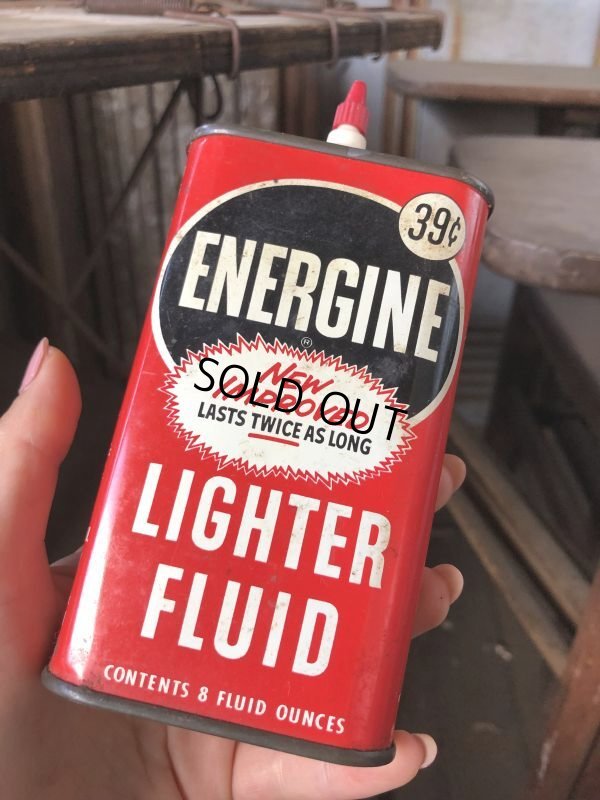 画像1: Vintage Oil Can ENERGINE Lighter Fluid (C505)