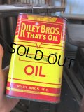 Vintage 1pt Oil Can RILEY BROS. That's Oil (C529) 