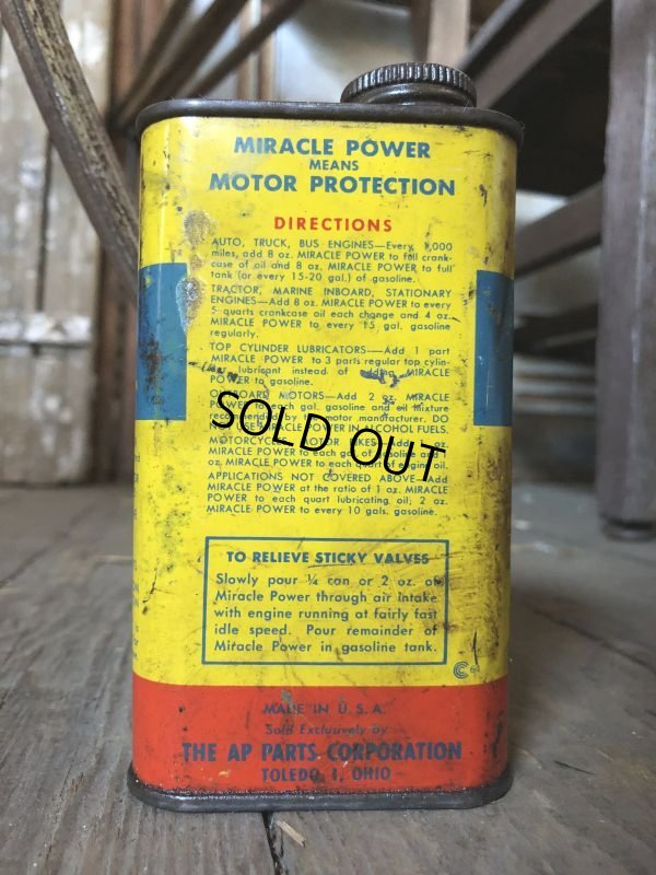 画像4: Vintage Oil Can Moracle Power (C514)