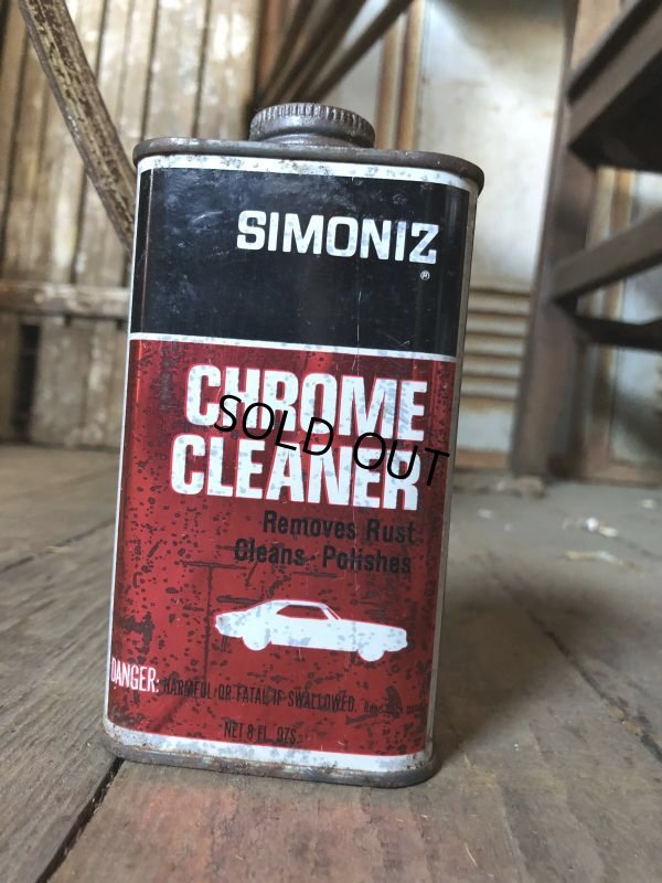 画像6: Vintage Oil Can SIMONIZ Chrome Cleaner (C513)