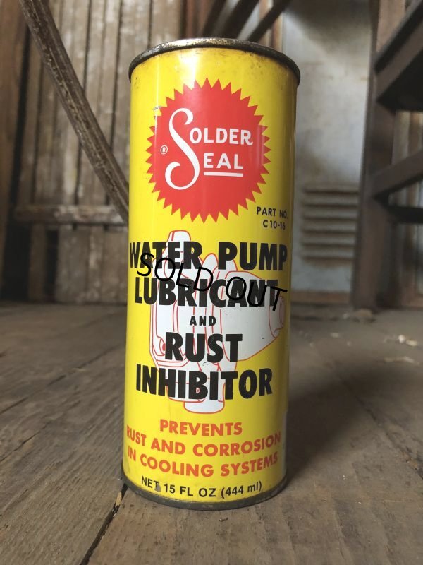 画像2: Vintage Oil Can SOLDER SEAL Water Pumo Lubricant and Rust Onhibitor (C535) 