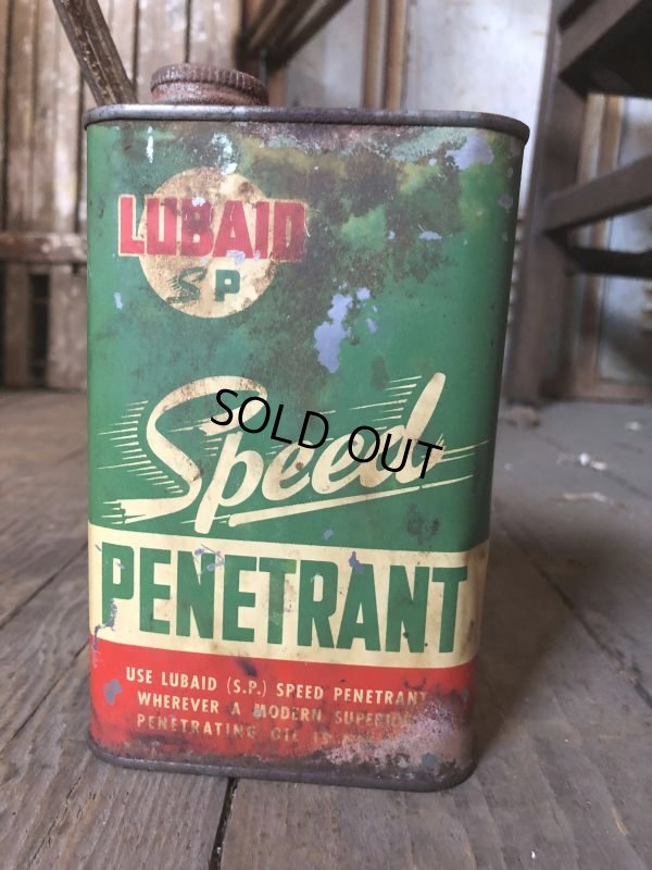 画像2: Vintage 1pt Can LUBAID SP Speed Penetrant (C521) 