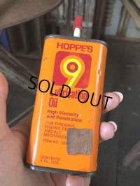 Vintage Oil Can HOPPE'S 9 Lubricating Oil (C509)