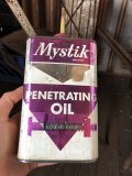 Vintage 1Pt Oil Can Mystik Penetrating Oil (C501)