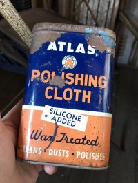 Vintage Can ATLAS Poliching Cloth (C512)