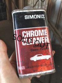 Vintage Oil Can SIMONIZ Chrome Cleaner (C513)