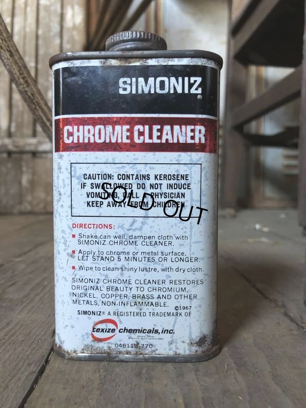 画像4: Vintage Oil Can SIMONIZ Chrome Cleaner (C513)