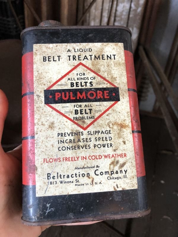 画像1: Vintage 1pt Oil Can PLMORE BELT Treatment (C523) 