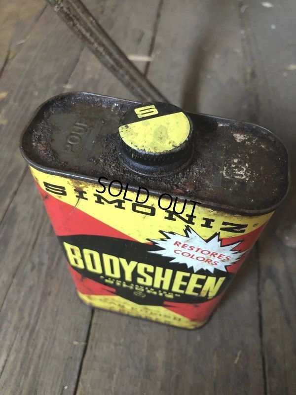 画像2: Vintage 1pt Can SIMONIZ BODYSHEEN Car Polish Cleaner (C522) 