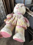 画像14: Vintage Plush Doll Bunny BIG SIZE 57cm (B590）