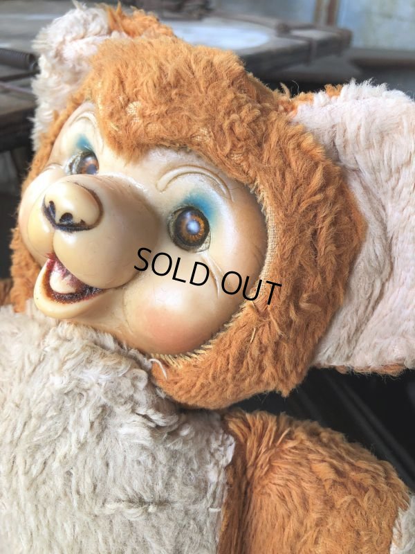 画像2: Vintage Rubber Face Doll Bear 21cm (B580）