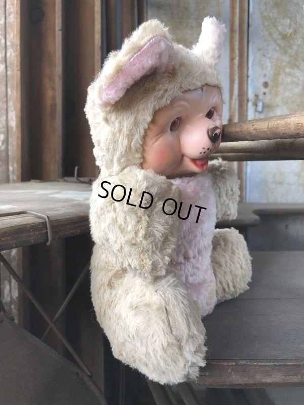 画像7: Vintage Celluloid Face Doll Bear 25cm (B579）