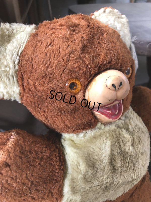 画像3: Vintage Rubber Nose Doll Bear 18cm (B582)