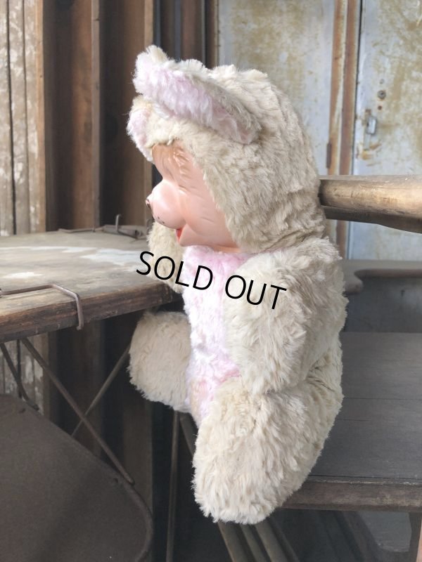 画像5: Vintage Celluloid Face Doll Bear 25cm (B579）