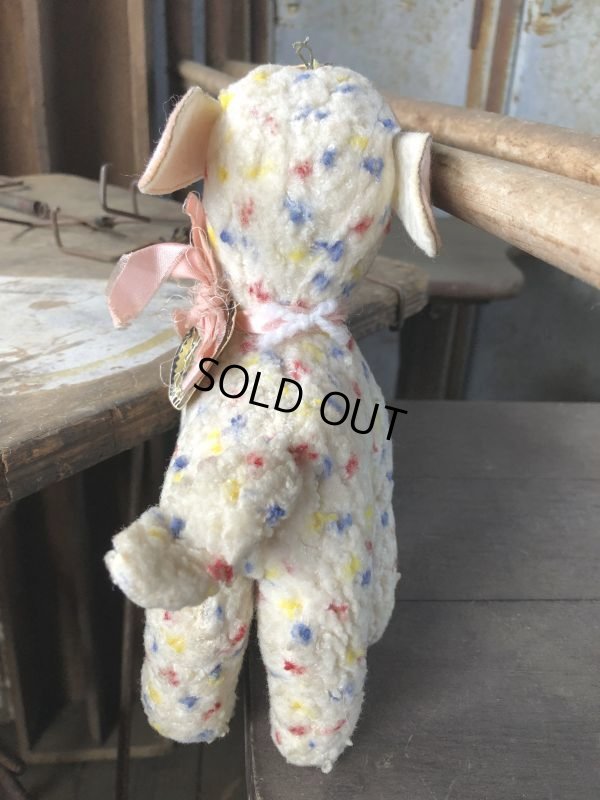 画像4: Vintage Plush Doll The Angel Lamb 21cm (B588)