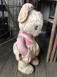 画像10: Vintage Plush Doll Bunny BIG SIZE 57cm (B590）