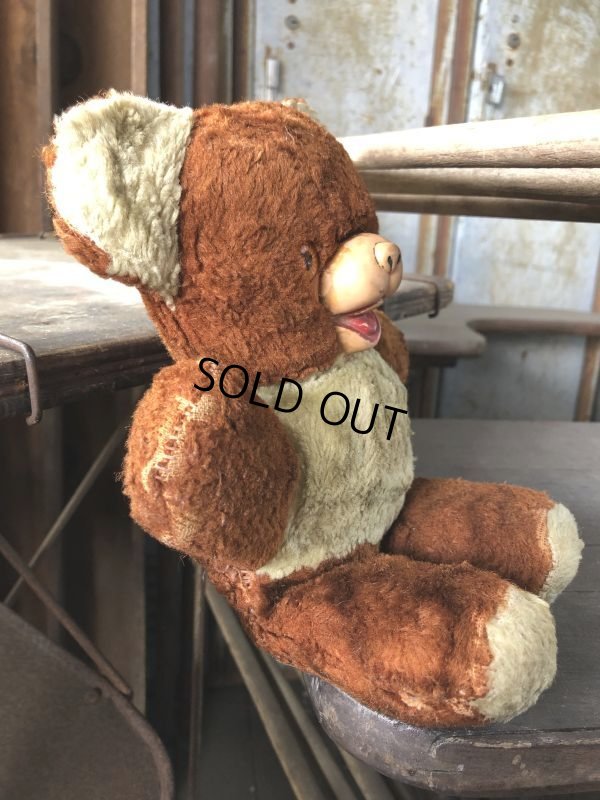 画像6: Vintage Rubber Nose Doll Bear 18cm (B582)