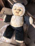 画像11: Vintage Rubber Face Doll Panda Bear 25cm (B581） (11)