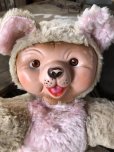 画像4: Vintage Celluloid Face Doll Bear 25cm (B579）