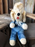 Vintage Plush Doll Poodle 25cm (B584）