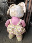 画像11: Vintage Plush Doll Bunny BIG SIZE 57cm (B590）