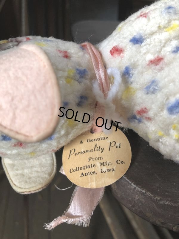 画像6: Vintage Plush Doll The Angel Lamb 21cm (B588)