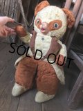 Vintage Plush Doll Panda Bear BIG SIZE 50cm (B591）