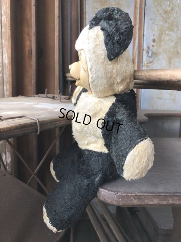 画像9: Vintage Rubber Face Doll Panda Bear 25cm (B581）
