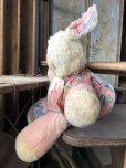 画像6: Vintage Plush Doll Bunny 23cm (B587）
