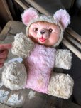 画像8: Vintage Celluloid Face Doll Bear 25cm (B579）