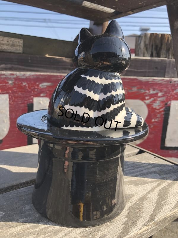画像9: Vintage B Kliban Cats in Top Hat Trinket Jar (B595)