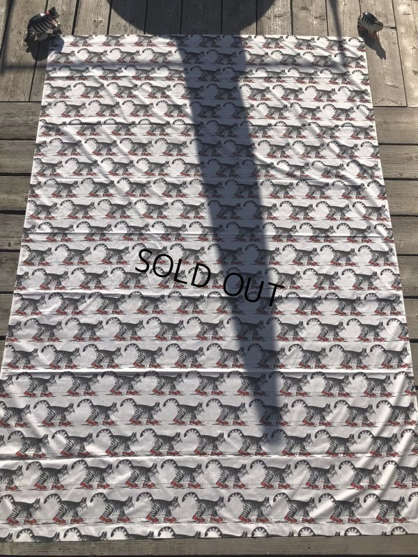 画像6: Vintage Twin Flat Sheet Fabric B Kliban Cats (B592)
