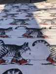画像8: Vintage Twin Flat Sheet Fabric B Kliban Cats (B592) (8)
