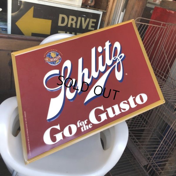 画像1: Vintage Schlitz Beer Store Display Sign (B596)