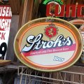 Vintage Stroh's Beer Tin Tray (B597)