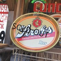 Vintage Stroh's Beer Tin Tray (B597)