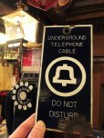 画像11: Vintage BELL SYSTEM Porcelain Sign Underground Telephone Cable DO NOT DISTURB (B599)