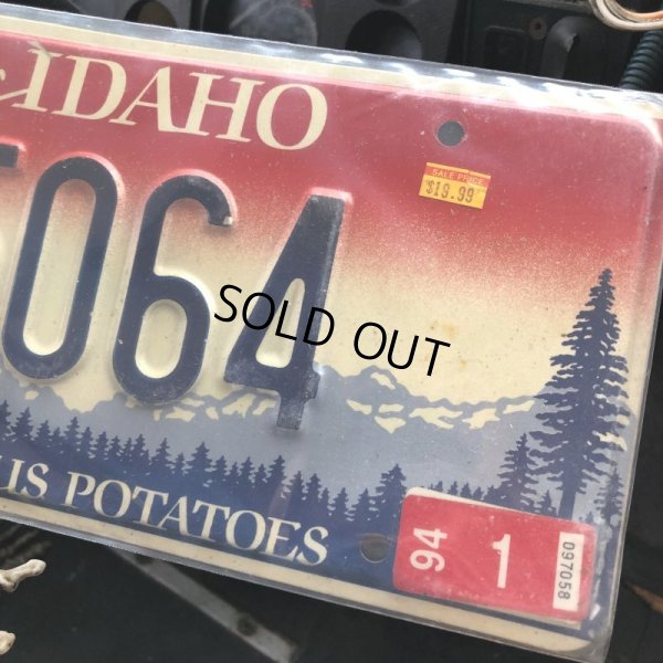 画像2: 90s Vintage American License Number Plate / IDAHO 2T 5064 (B613)